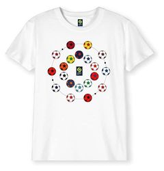 LIGUE 1 UBER EATS BOLIGF1TS015 T-shirt, wit, 8 jaar