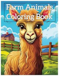 Cute Farm Animals Coloring Book for Kids – Ducks, Sheep, Cows, Rabbits & More!