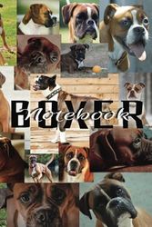 Boxer Notebook: 120 college ruled line pages,for the Boxer lover,great gift for coworkers,for the writer who loves Boxers,dog lovers