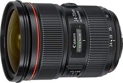 Canon EF 24-70 mm zoomlens met F2.8L II USM voor EOS (82 mm filterdraad), zwart