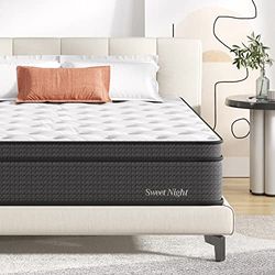 Sweetnight Matelas 150x200 cm, Matelas 150x200 Mousse Mémoire de Forme en Gel, Matelas Ressorts Ensachés Épaisseur 20 cm, Matelas Bambou Mousse Parfait Soutien Respirant et Confortable, Siesta