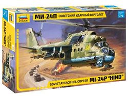 Zvezda 500787315 - Modellino di Elicottero Mi 24P, Scala 1:72 Mil