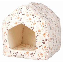 Trixie Lingo Cuddly Cave, 40 x 40 x 45 cm, White/Beige