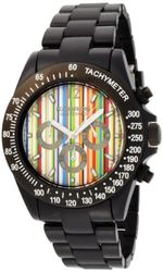 K&Bros Dames chronograaf kwartshorloge met PU armband 9517-4-600