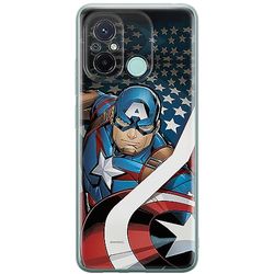 ERT GROUP mobiltelefonfodral för Xiaomi REDMI 12C/ REDMI 11A originalt och officiellt licensierat Marvel mönster Capitan America 004, fodral tillverkad av TPU-plast