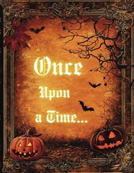 Creative Halloween Blank Story Book: Draw Illustrations on Top and Write Your Story Below
