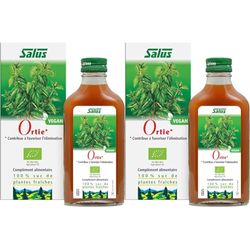 Salus – Ortie BIO – Complément Alimentaire à Base de Suc d'ortie BIO – Favorise Santé des articulations - Végan – 200 ml (Lot de 2)