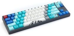 Varmilo VEA87 Summit R1 TKL Gaming Tastatur, MX-Silent-Red, weiße LED - US Layout