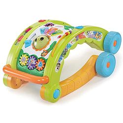 Little Tikes 3-in-1 Loopwagen - Meer Dan 70 Activiteiten, Liedjes en Geluiden - Groen/Oranje/Wit