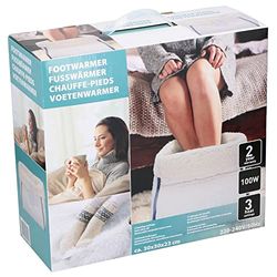 Chauffe-pieds électrique avec doublure intérieure lavable | Réglage de la chaleur par télécommande | 3 niveaux de chauffage au choix | Protection contre la surchauffe avec arrêt automatique | Chaussure chauffante adaptée jusqu'à la pointure 46