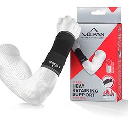 Vulkan - Supporto per polso classico con cinturino, XS, stile antico, per distorsioni del polso, tensioni e lesioni, compressione e calore, manica corta per prevenzione e protezione