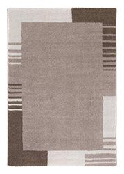 Luxor Living Tappeto di Design, Polipropilene, Bordo Beige, 133 x 190 cm