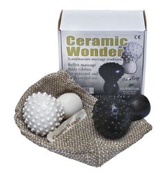 Ceramic Wonder 1139 Reflex Globes set, zwart en wit