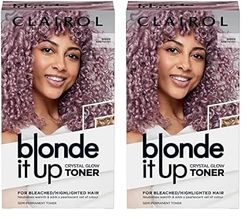 Clairol Blonde It Up Crystal Glow Toner Kit - Sheer Amethyst (Pack of 2)