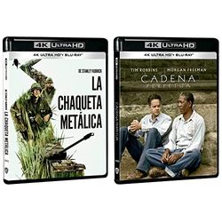 La chaqueta metálica (4K UHD + Blu-ray) [Blu-ray] & Cadena perpetua (4K UHD + Blu-ray) [Blu-ray]