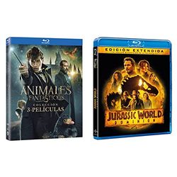 Animales fantásticos Pack 1-3 (Blu-ray) [Blu-ray] & Jurassic World: Dominion (Blu-ray) [Blu-ray]