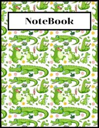 Alligators Notebook: notebook for studying/notebook journal lined/kids books age 5-8/kids books age 9 12/kids books 2-3 years/kids books 4-5 ... age 1-2 years (8.5x11 inche) (100 Pages) (A4)