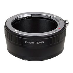 Fotodiox Anel adaptador para lente Pentax K/PK para Sony Alpha Nex E