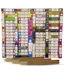 Satya Any Assorted Mix Incense Sticks Set 12 Pack for Meditation, Yoga, Relaxation, Healing and Positivity