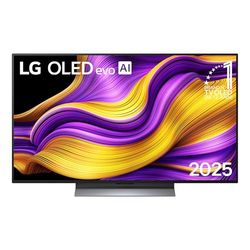 LG OLED evo AI G5 TV 48 pollici, Smart TV 4K, Base da appoggio inclusa, Processore α11 Gen2, Brightness Booster, webOS con AI, Dolby Vision e Atmos, VRR e GSYNC 4K@144Hz, OLED55G56LS 2025