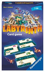 Ravensburger - Labyrinth Travel Card Game, labyrint, zakspel, 2-4 spelers, aanbevolen leeftijd 7+, 20870 8