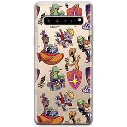 ERT GROUP Cover per Samsung S10 5G Originale e ufficiale Marvel Modello Gaurdians of The Galaxy 007 perfettamente adattato alla forma del telefono cellulare, parzialmente trasparente
