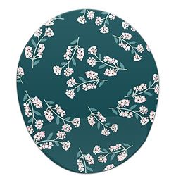 Bonamaison, Tapis de Souris Ergonomique avec Repose-Poignet - Impression numérique - pour Le Bureau et la Maison - 20 x 23 cm