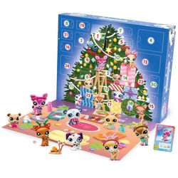 Littlest Pet Shop - Calendario de Adviento de Pet Shop - 8 Pet Shop y 16 accesorios - Calendario 24 días de Navidad - Minifiguras de animales - Juguete para niños a partir de 4 años - BF00609