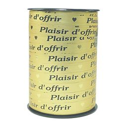 Clairefontaine Plaisir d'offrir bandrulle, 225 m x 10 mm – silver (endast fransk text)