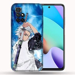 Cokitec Custodia per Xiaomi Redmi 10 Manga Bleach Hitsugaya