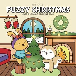 Fuzzy Christmas Coloring Book for Kids: 50 Adorable Holiday Pages!: Fun and Easy Holiday Designs for Creative Kids!