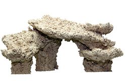 ARKA Céramique récifale Plateau récifal - 40 cm - Offre Une Plateforme Naturelle pour l'aménagement d'aquarium, en matériaux 100% naturels et Non polluants, fabriqué en Allemagne.