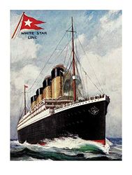 Titanic kunstdruk, papier, meerkleurig, 30 x 40 cm