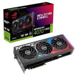 ASUS ROG STRIX GeForce RTX 4070 Ti SUPER OC Grafikkarte - 16GB GDDR6X, 2x HDMI, 3x DP