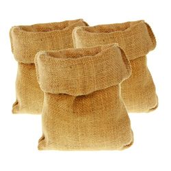 GARDENIX® saco de yute, universal x3 piezas (60 cm x 105 cm | 410g / m²), fibra natural, 100% yute, EXTRA FUERTE