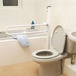 Devon Floor Mounted Folding Rail