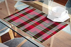 Doge Milano Set de 2 sets de table rectangulaires, 100% Made in Italy, sets de table américains avec impression numérique, antidérapants et lavables, modèle de Noël - Will, cm 40x30