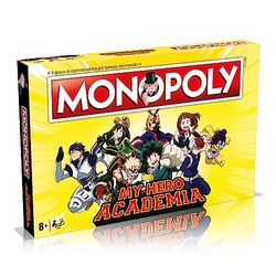 Winning Moves - Monopoly, My Hero Academia, Juego de Mesa, ed. Italiana