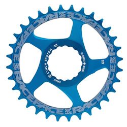 Race Face, Plateau Direct Mount-30t-bleu Unisex Adulto, Blu, TU EU