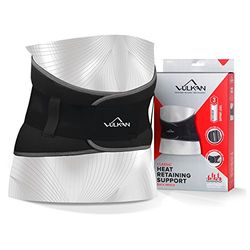 Vulkan Classic 3093 - Bretella per schiena, taglia XL, per alleviare il dolore muscolare e una migliore postura, cinghia posteriore per stabilità lombare, allenamento, atletica e allenamento