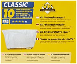 KV Standard, VK Copertura Protettiva per Bici, Bianco (Weiß), Singolo Unisex Adulto