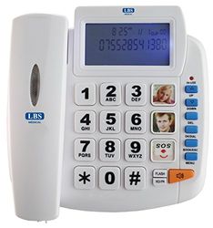 Telefon Duże przyciski Senior Połączenia SOS + bransoletka telefoniczna + zawieszka telefoniczna LBS medyczna