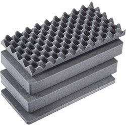 Peli 1506AirFS Replacement Foam Set, Original Air Case Accessory, Compatible Air 1506, Colour: Black