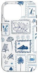 Collage esthétique italien européen d'été Preppy Coastal Coque pour iPhone 16 Pro