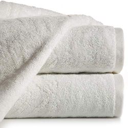 Eurofirany Lot de 3 Serviettes de Toilette en Viscose et Coton Motif Zigzag 70 x 140 cm