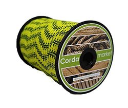 CORDAMARKET 8 mm snoer, volwassenen, uniseks, neongeel, 50 m