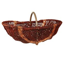 Dehner Cesto in vimini con arco, ca. 55 x 34 cm, in vimini