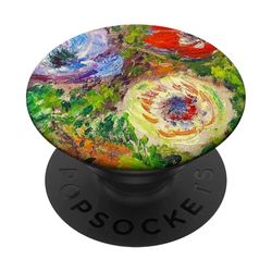 Anemones Artistic Flower PopSockets PopGrip Adhesivo