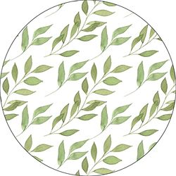 Bonateks, Ronde digitaal bedrukte muismat, antislip onderkant, voor kantoor en thuis, diameter: 22 cm