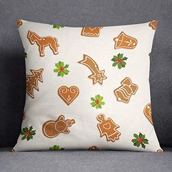 Bonamaison Housse De Coussin Décoratif Et Facile d'entretien, Polyester, Multicolore, 45x45 cm